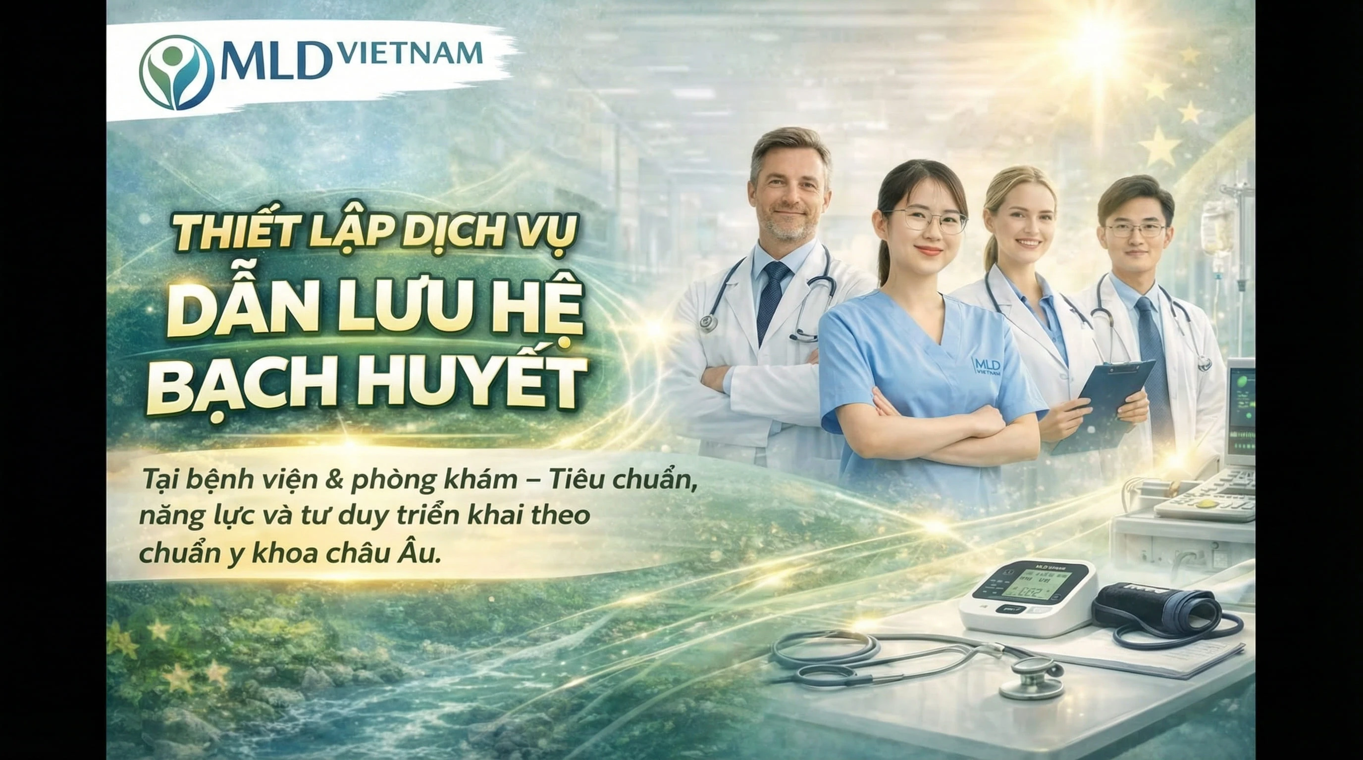 THIẾT LẬP DỊCH VỤ DẪN LƯU BẠCH HUYẾT TẠI BỆNH VIỆN & PHÒNG KHÁM